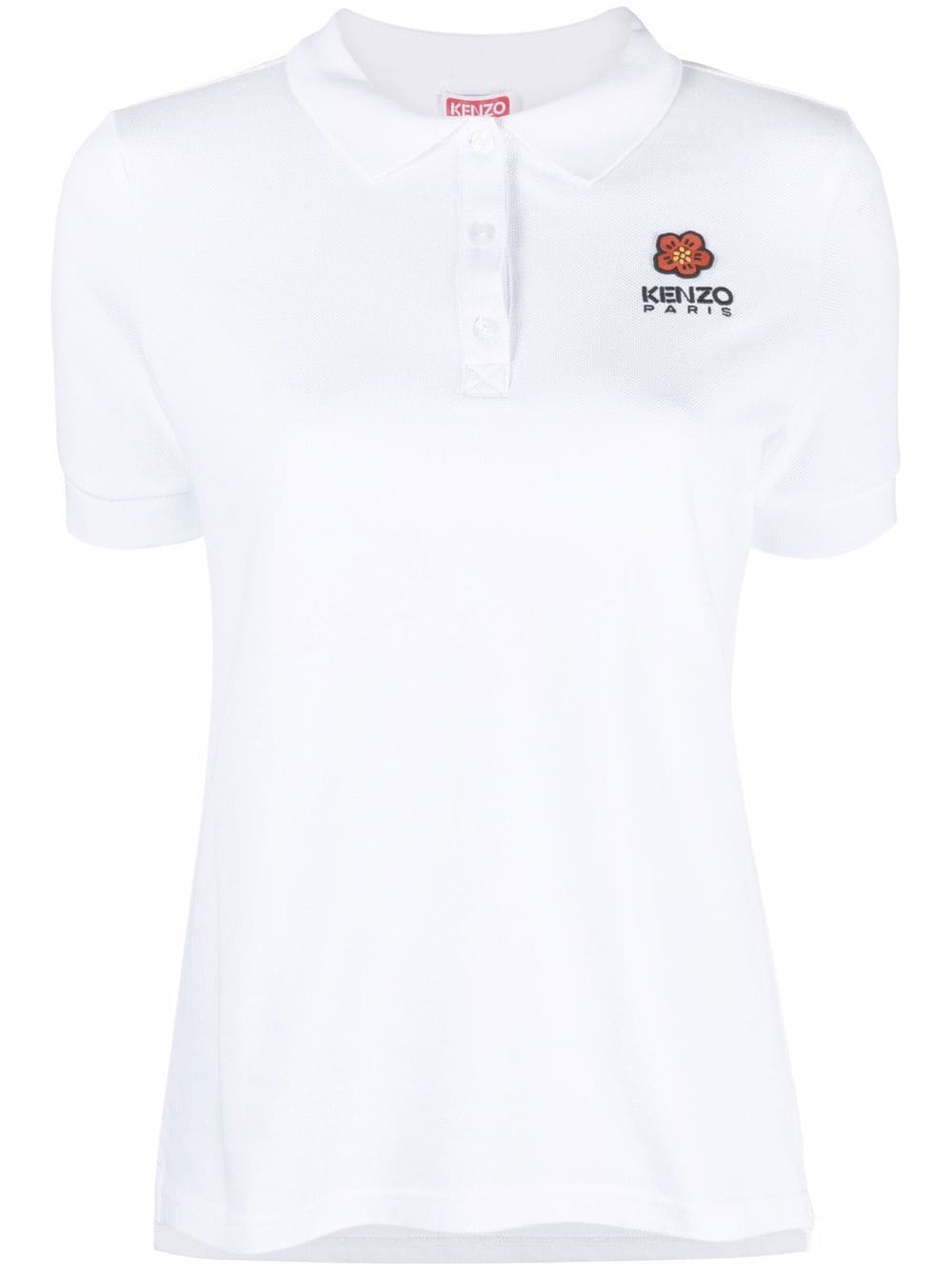 logo-embroidered polo shirt FC62TS7054PU 01 KENZO 