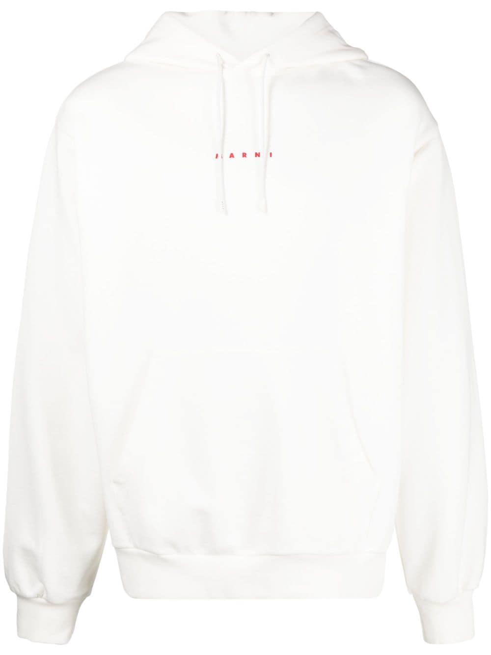 logo-print cotton hoodie FUMU0073P8 USCU87L1W02 MARNI 