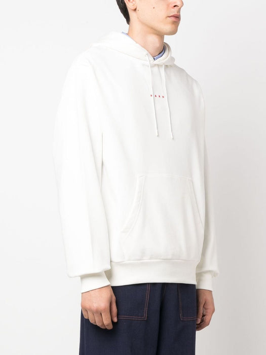 logo-print cotton hoodie FUMU0073P8 USCU87L1W02 MARNI 