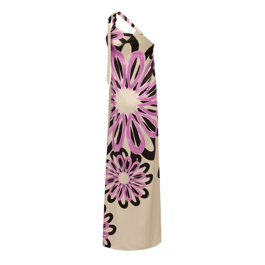 ambrosia one strap maxi DRS-0000169 BEIGE PINK BLACK THEMIS Z 