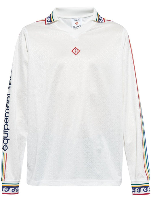 mens long sleeve football shirt MPS25-JTP-301-01 OFF-WHITE CASABLANCA 