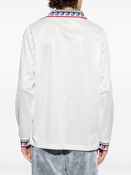 mens long sleeve football shirt MPS25-JTP-301-01 OFF-WHITE CASABLANCA 