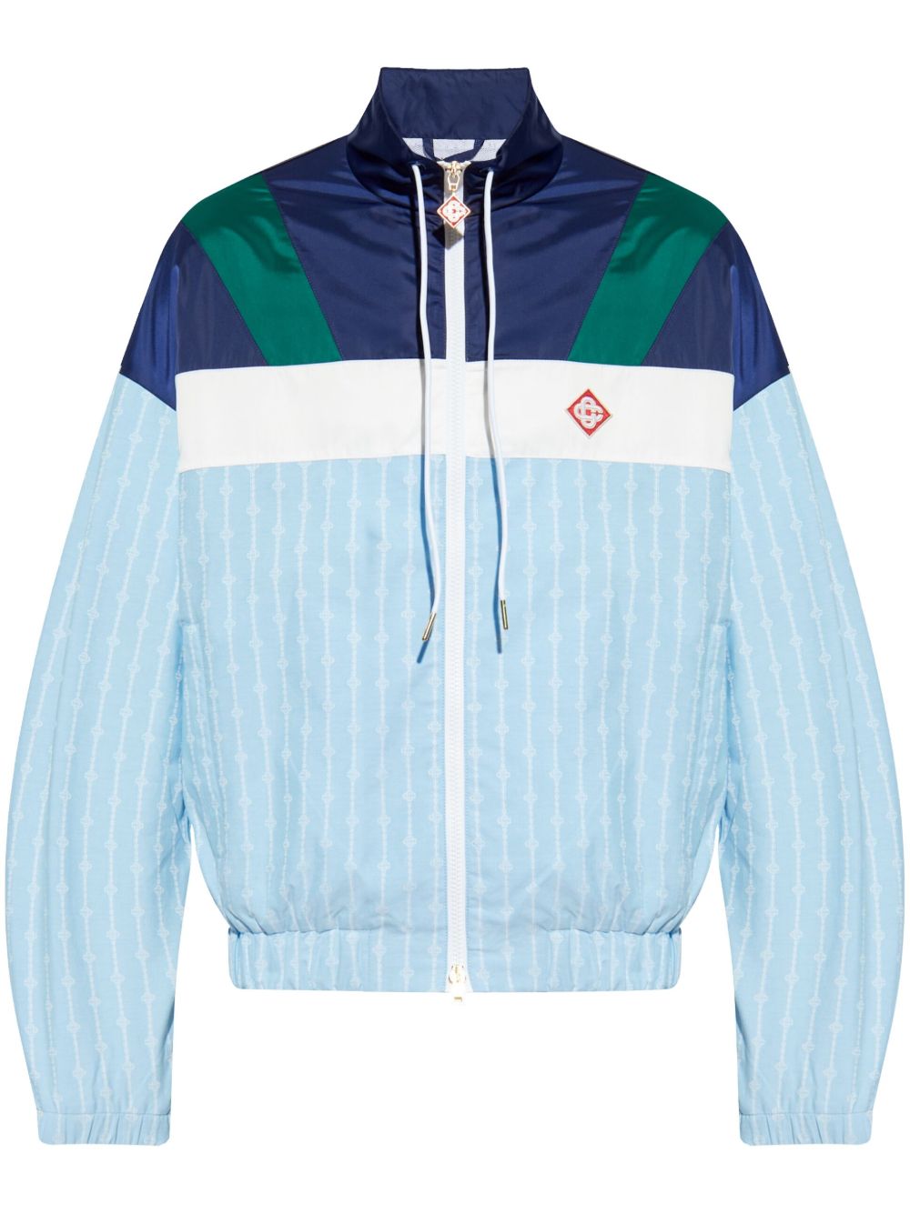 pinstripe-pattern track jacket MS25-JK-342-01 PIN STRIPE CASABLANCA 