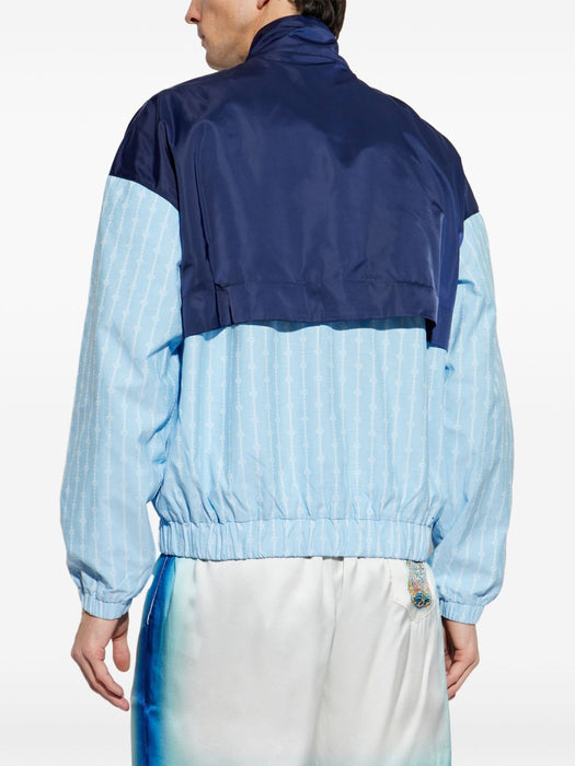 pinstripe-pattern track jacket MS25-JK-342-01 PIN STRIPE CASABLANCA 