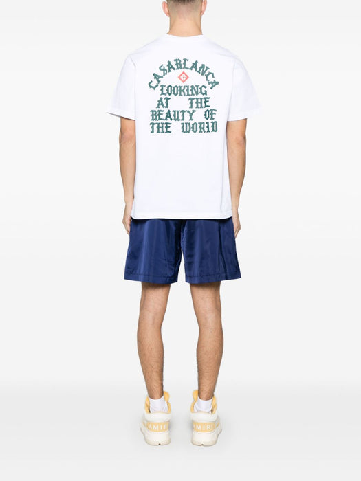 Looking At The Beauty Of The World T-shirt MS25-JTS-001-03 THE BEAUTY OF THE WORLD CASABLANCA 