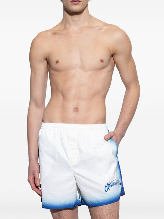 faded-effect swim shorts MS25-TR-224-01 BLUE FADE CASABLANCA 