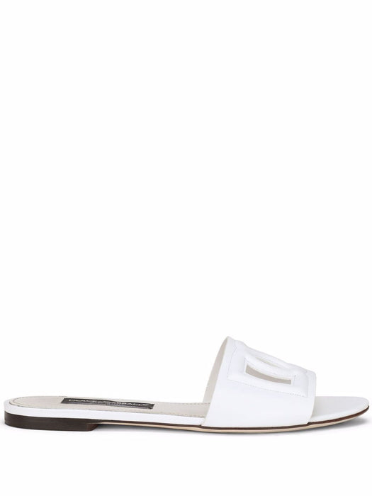 DG Logo leather sandals CQ0436 AY32980001 DOLCE & GABBANA 