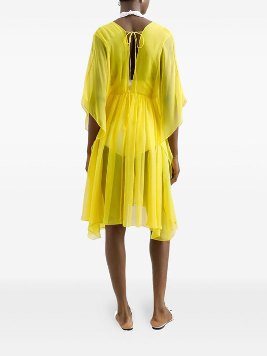 semi-sheer beach dress F6TLXT FU1ATA0177 DOLCE & GABBANA 