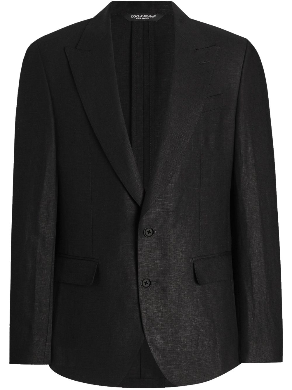 linen single-breasted blazer G2QS6T FU4MCN0000 DOLCE & GABBANA 