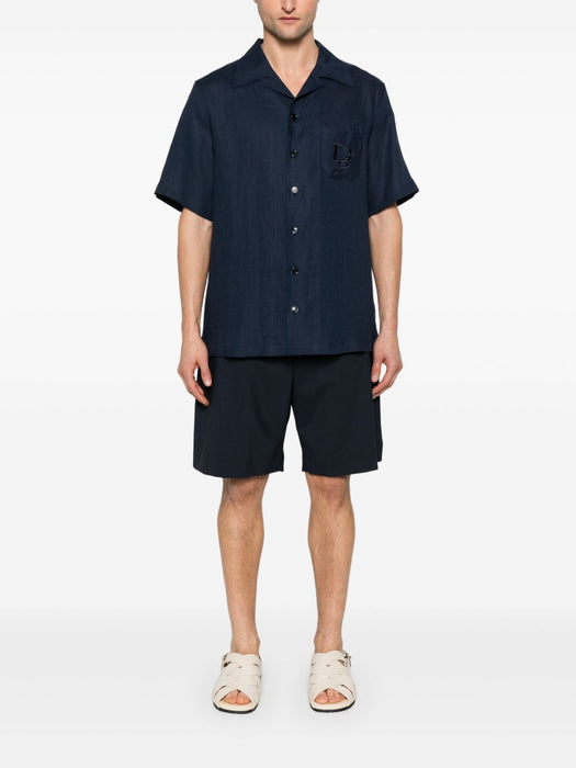 logo-embroidered shirt G5JH9Z FU4LGB0665 DOLCE & GABBANA 