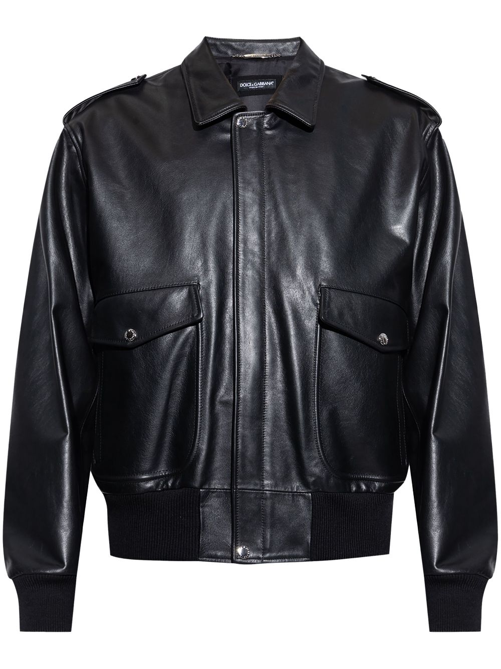 leather jacket G9BIKL HULV7N0000 DOLCE & GABBANA 