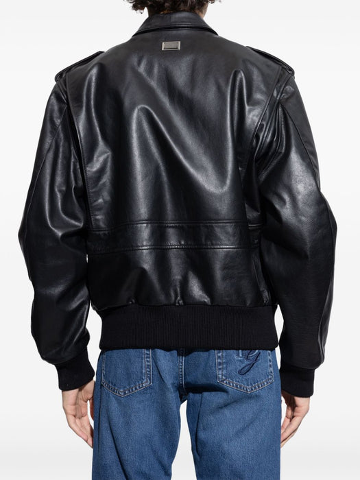 leather jacket G9BIKL HULV7N0000 DOLCE & GABBANA 