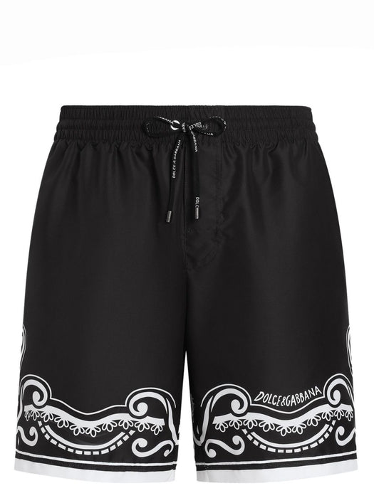 bandanna-print mid-length swim shorts M4A13T FIM5KHN9PA DOLCE & GABBANA 