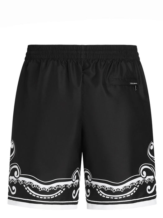 bandanna-print mid-length swim shorts M4A13T FIM5KHN9PA DOLCE & GABBANA 