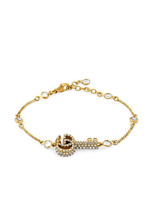 double G key bracelet with crystals 645623 J1D508062 GUCCI 