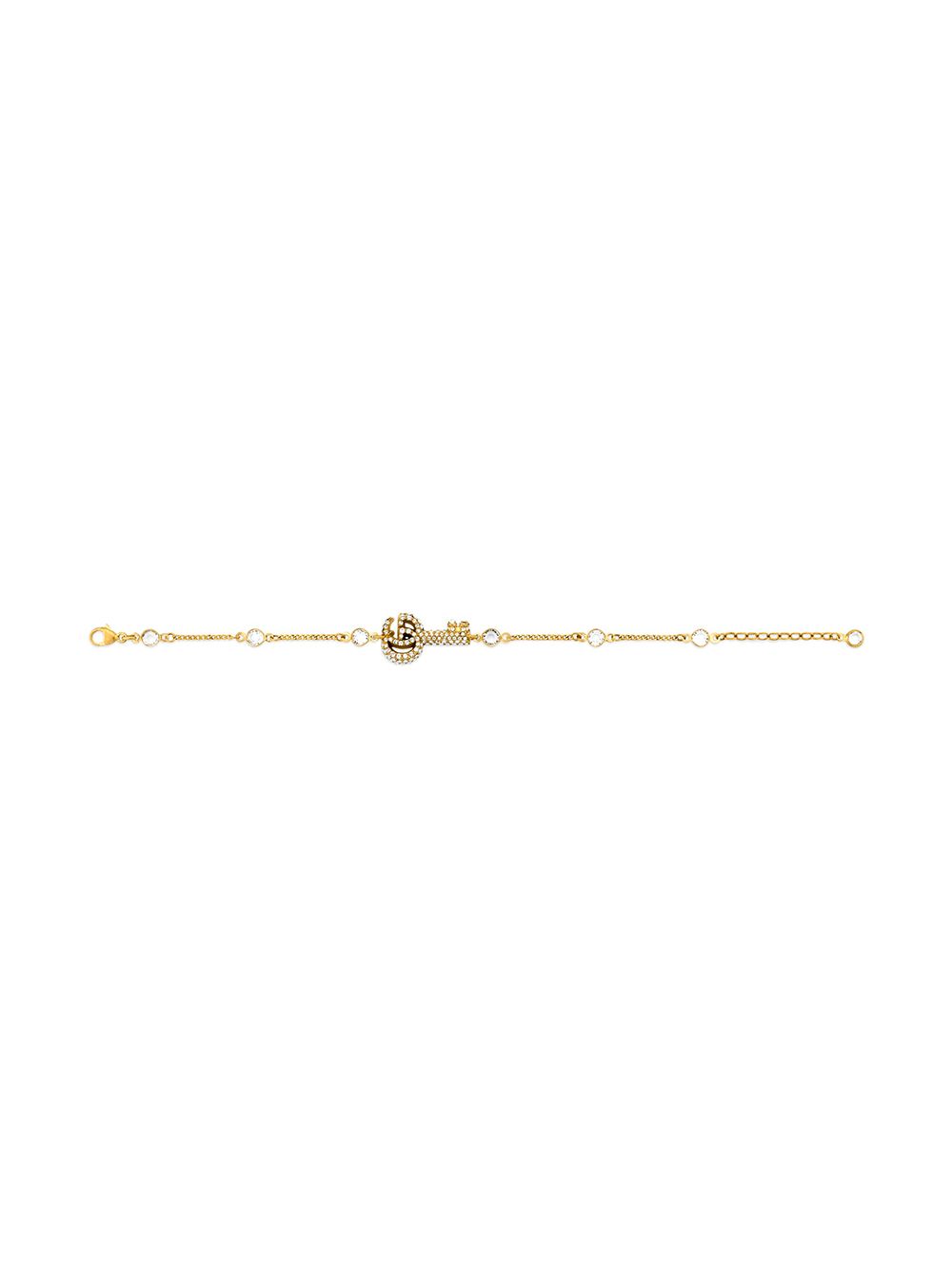 double G key bracelet with crystals 645623 J1D508062 GUCCI 