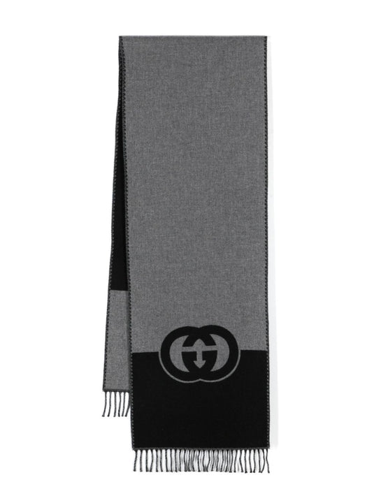 Interlocking G knitted scarf 715497 4GAAA1360 GUCCI 