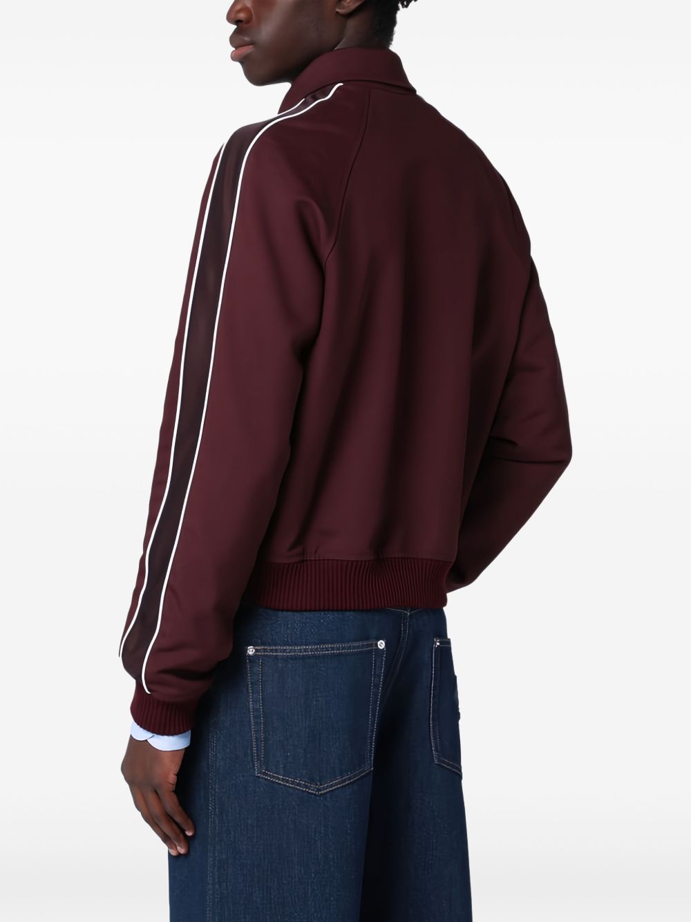 Wool jacket with logo patch 804955 ZARXT6293 GUCCI 