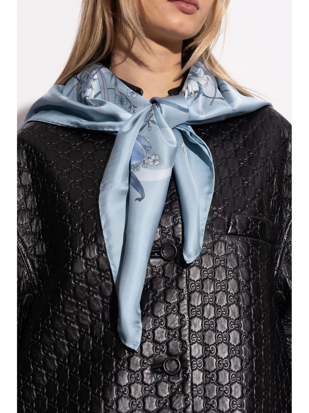 floral-print silk scarf 810042 3G0014969 GUCCI 