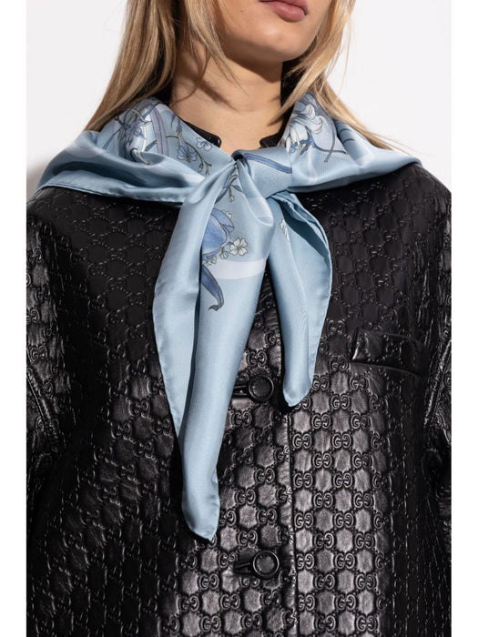 floral-print silk scarf 810042 3G0014969 GUCCI 