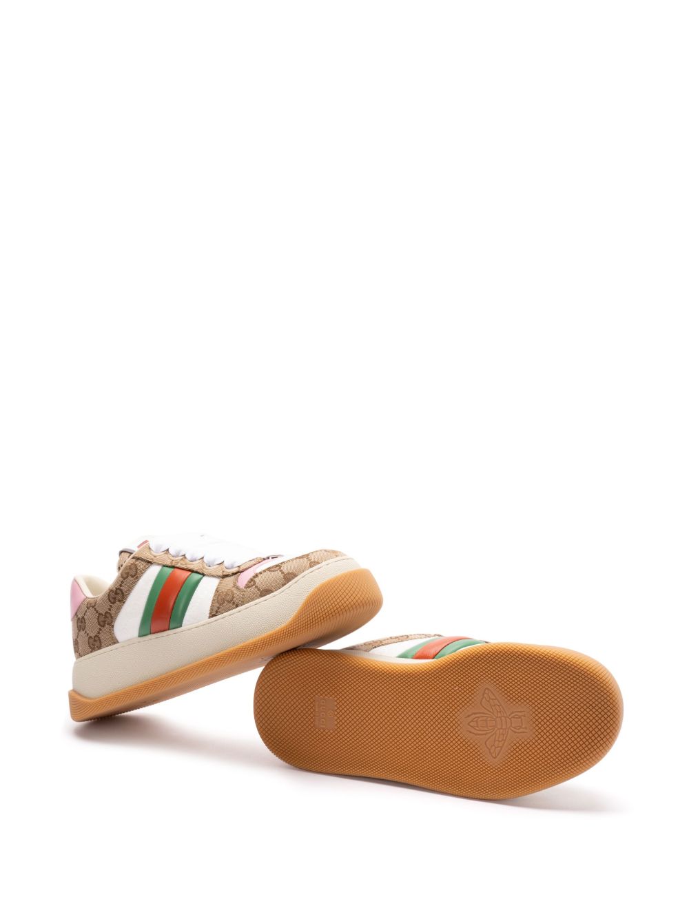スニーカー GUCCI Woman Sneakers Multicolor 817287FAD7O 9751 Gucci Multicolor GG Canvas Web 1977 Tennis High Top Sneakers