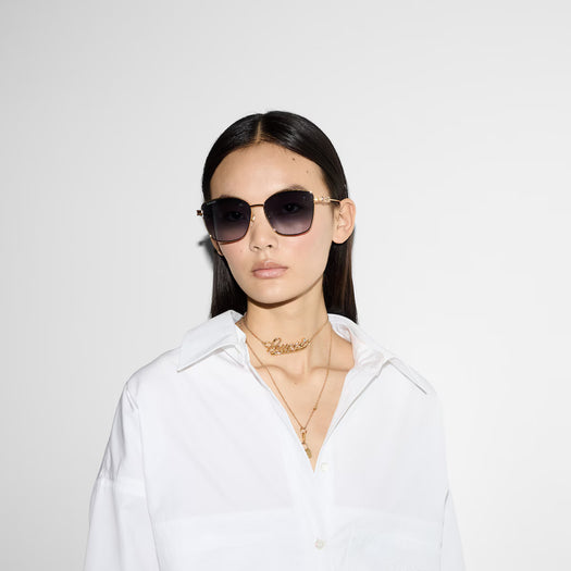 Gold-Tone Cat-Eye Sunglasses 819542 I33328012 GUCCI 