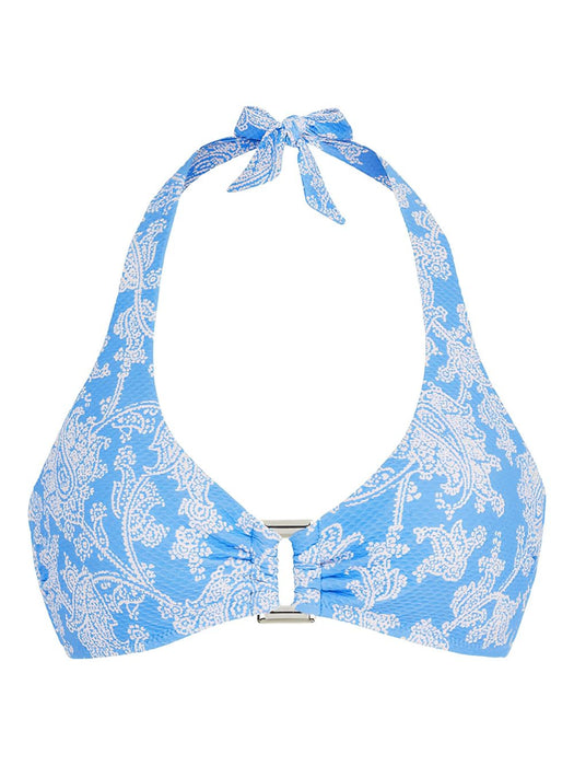 Playa Paraiso Halterneck Rectangle Top 25SSPP07 PRT-PRT HEIDI KLEIN 