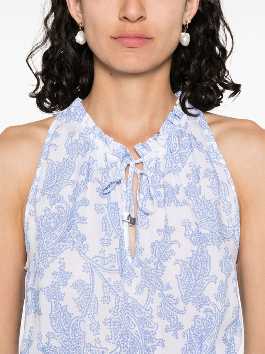 Playa Paraiso Tiered Ruffle Mini Dress 25SSPP28 PRT-PRT HEIDI KLEIN 