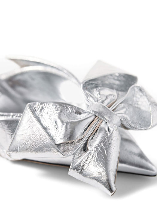 50mm Staz mules STAZ MULE 50 GWG SILVER/SILVER JIMMY CHOO 