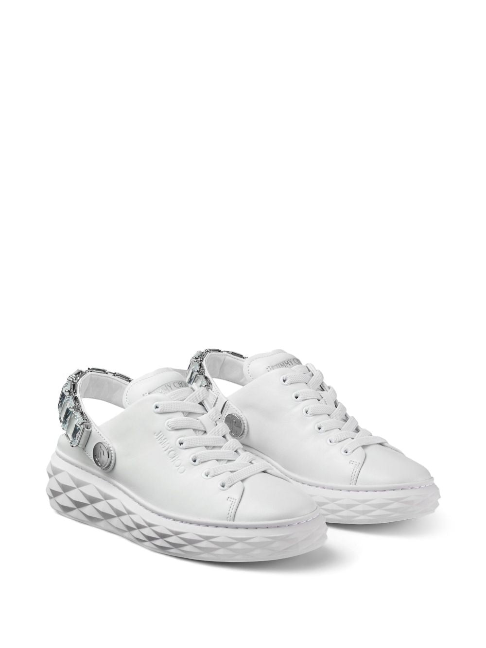 JIMMY CHOO DIAMOND MAXI/CRYSTAL NDLV WHITE/CRYSTAL