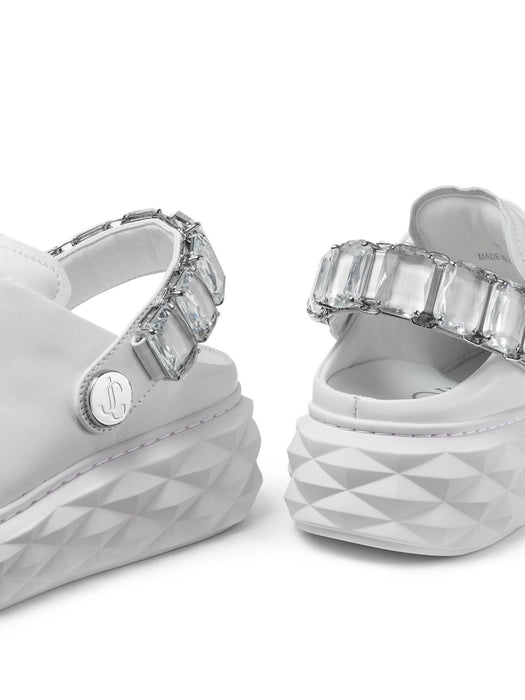 JIMMY CHOO DIAMOND MAXI/CRYSTAL NDLV WHITE/CRYSTAL