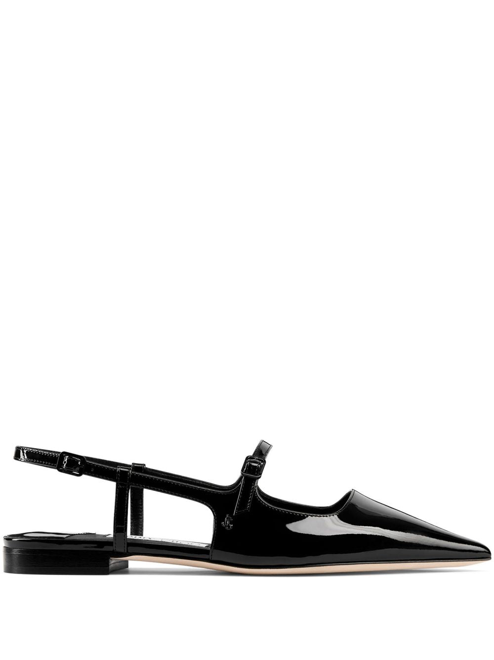 JIMMY CHOO DIDI FLAT PATBLACK