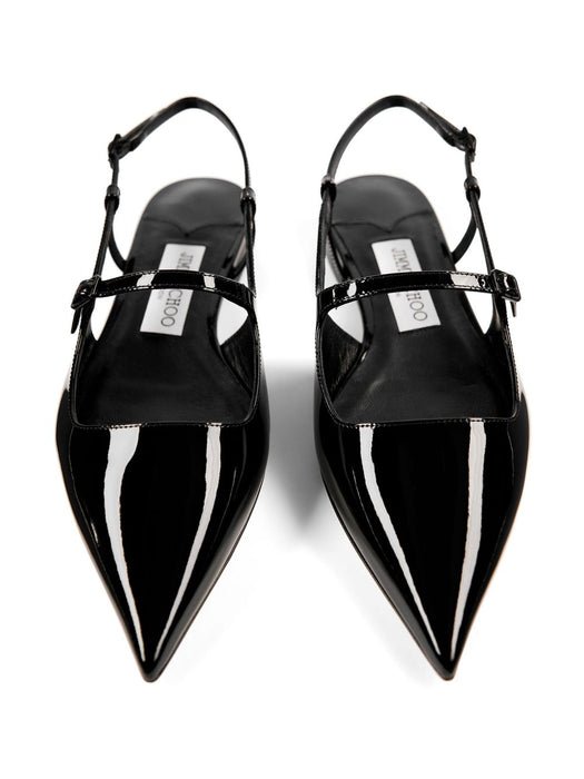 JIMMY CHOO DIDI FLAT PATBLACK