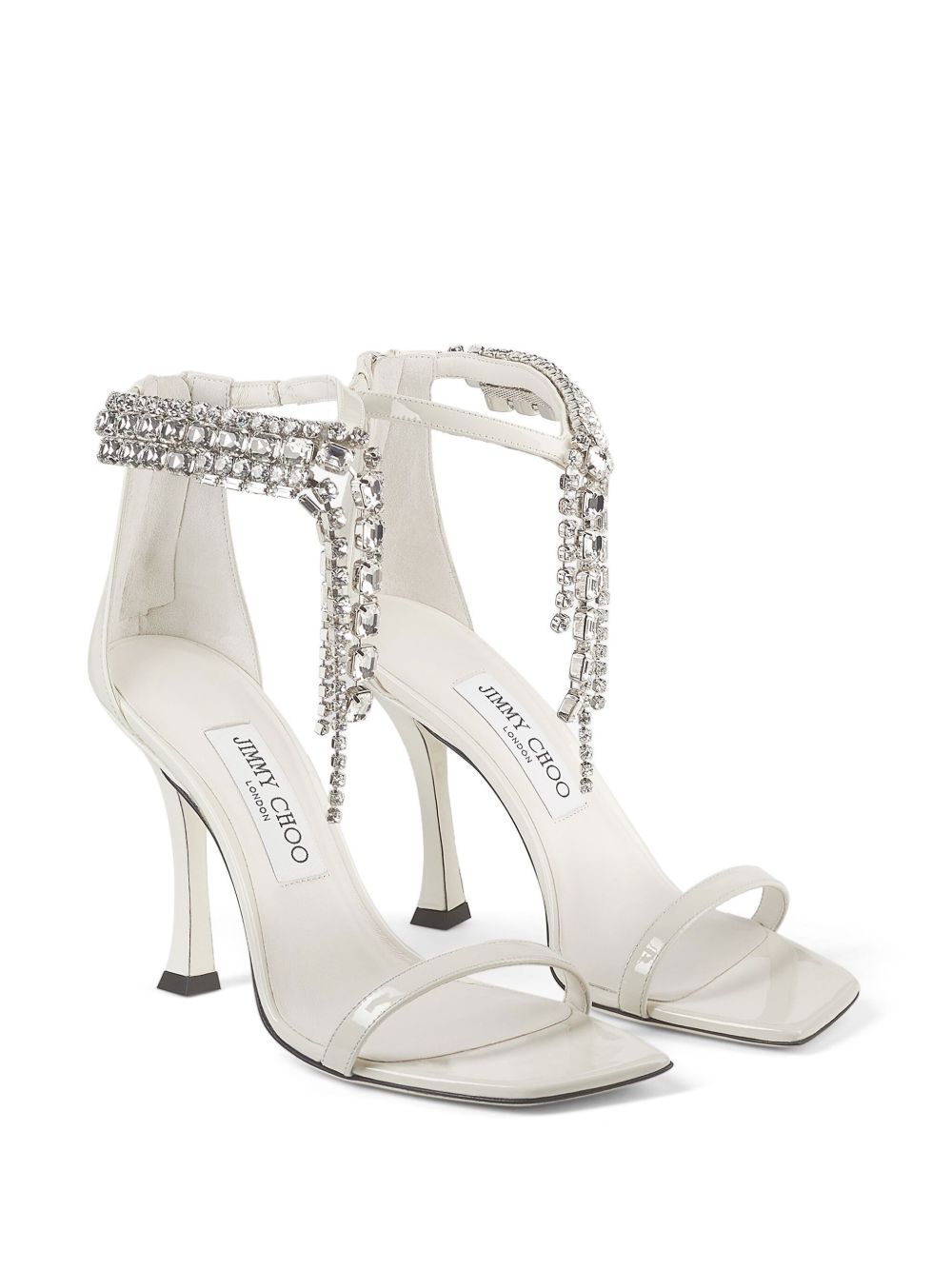 JIMMY CHOO VERITY SANDAL 100 PATLATTE