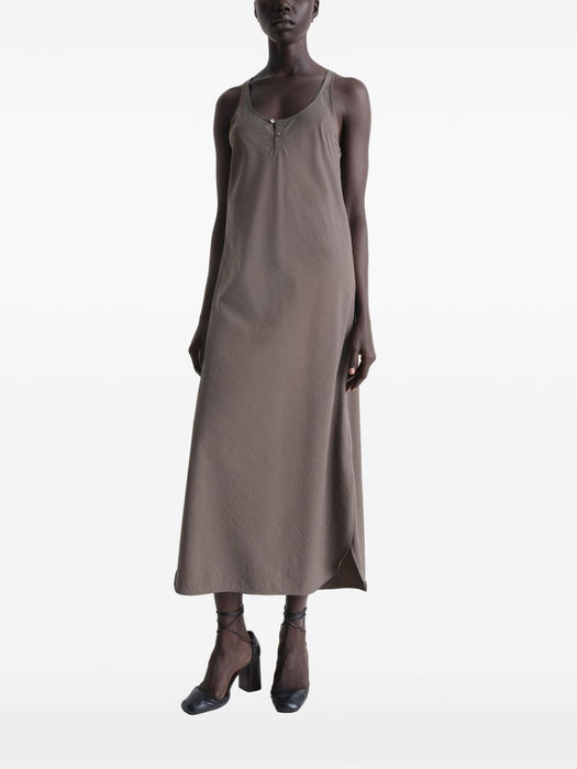 bias-cut maxi dress DR1097 LF1370BR465 LEMAIRE 