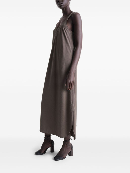 bias-cut maxi dress DR1097 LF1370BR465 LEMAIRE 