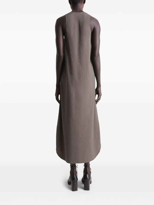 bias-cut maxi dress DR1097 LF1370BR465 LEMAIRE 