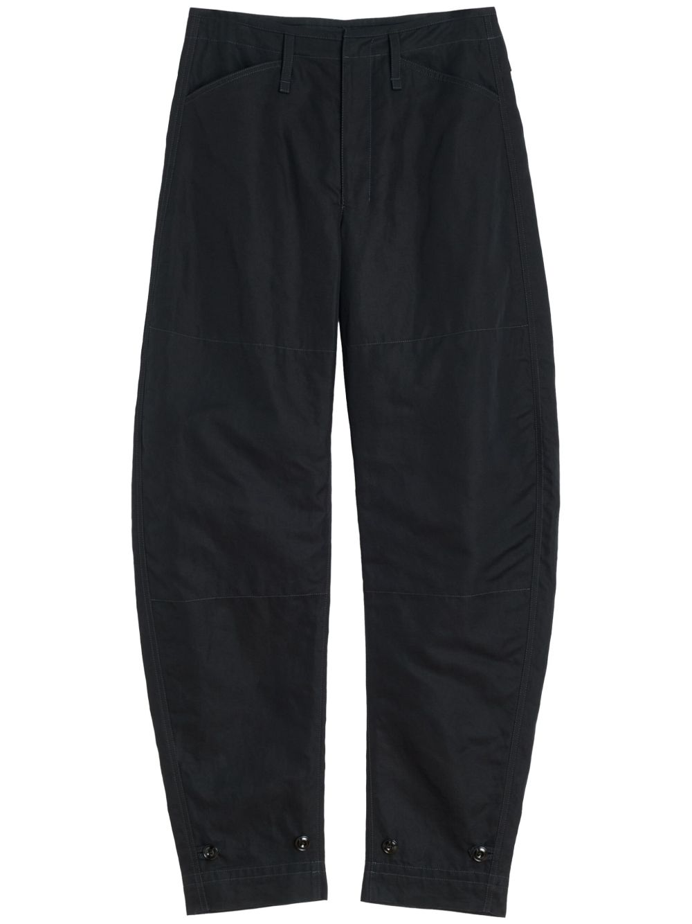 tapered pants<BR/><BR/> PA1184 LF1350BK999 LEMAIRE 