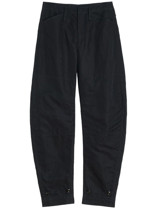 tapered pants<BR/><BR/> PA1184 LF1350BK999 LEMAIRE 