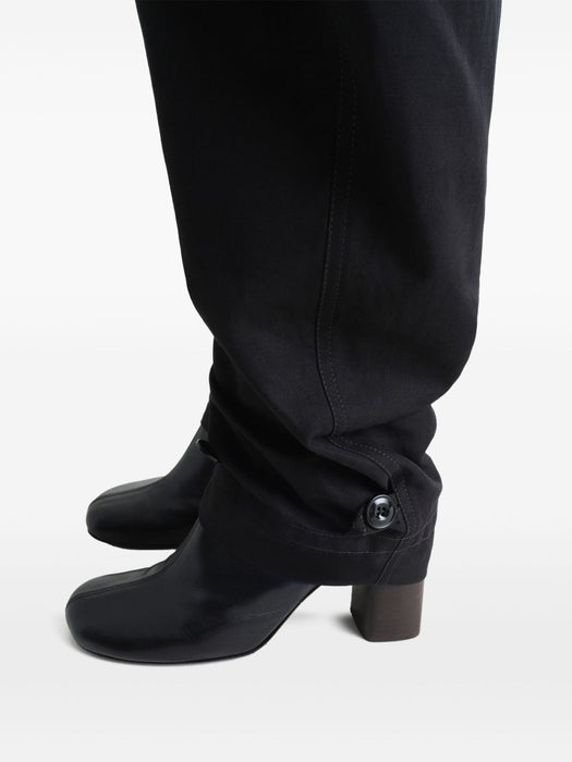 tapered pants<BR/><BR/> PA1184 LF1350BK999 LEMAIRE 