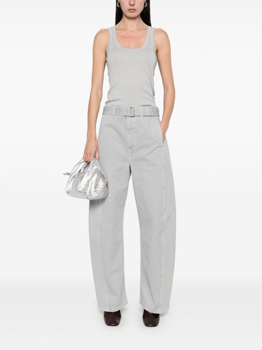 cotton tank top TO1199 LJ1016BK942 LEMAIRE 