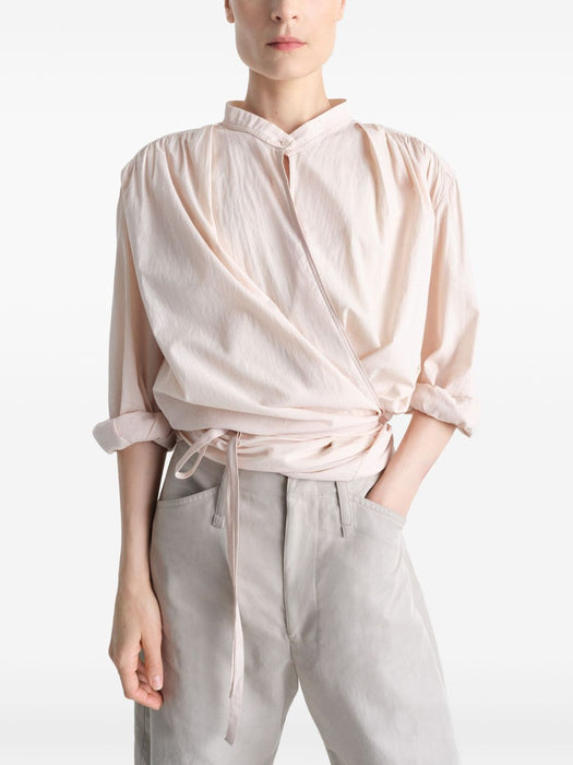 wrap blouse TO1333 LF1389RE303 LEMAIRE 