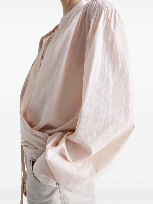 wrap blouse TO1333 LF1389RE303 LEMAIRE 