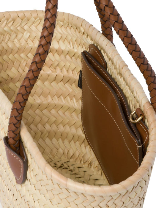woven straw tote bag 5BG273 V OOO 2DDHF0A5T MIU MIU 