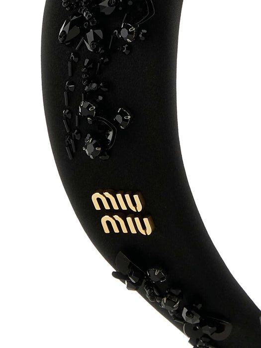 duchesse headband 5IH093 2DOEF0002 MIU MIU 