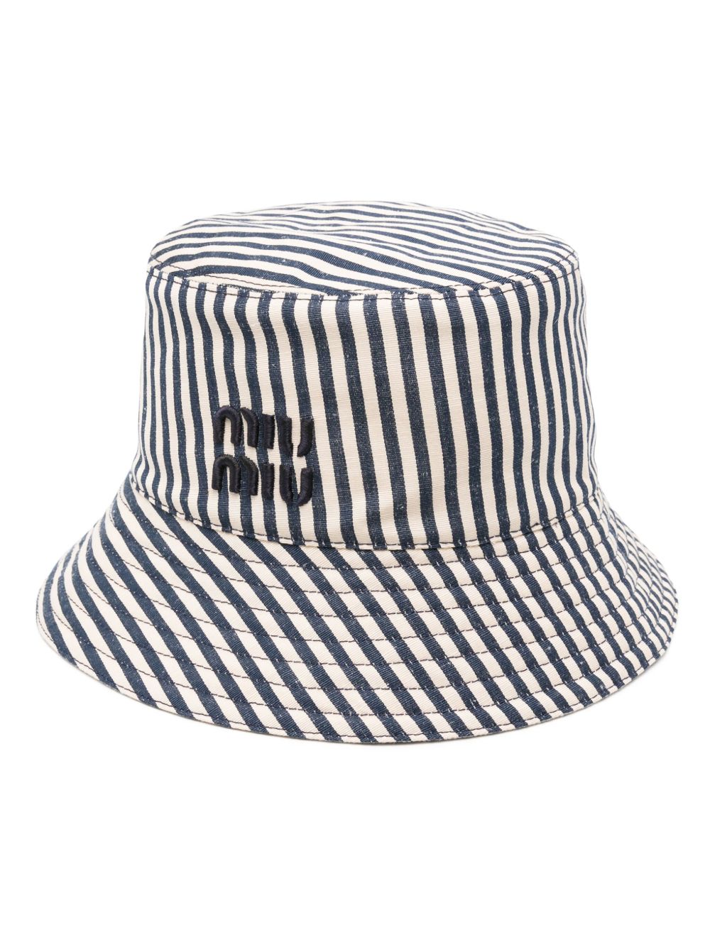 striped bucket hat 5RM030 2CQQF0Z12 MIU MIU 