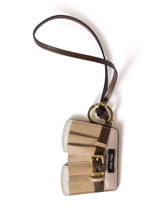 leather trick keychain 5TL531 2CUKF0065 MIU MIU 