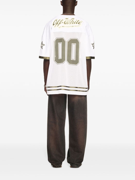 mesh T-shirt OMAD003S25JER0020156 WHITE - WINTER OFF-WHITE 
