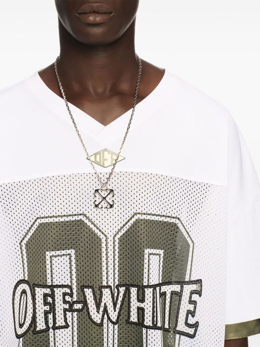mesh T-shirt OMAD003S25JER0020156 WHITE - WINTER OFF-WHITE 