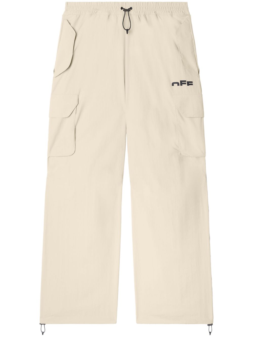Shared track pants OMCJ037S25FAB0010500 LIGHT GREY OFF-WHITE 